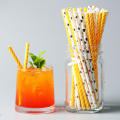 Wholesale Eco Biodegradable Disposable Paper Drinking Straws for Drinks